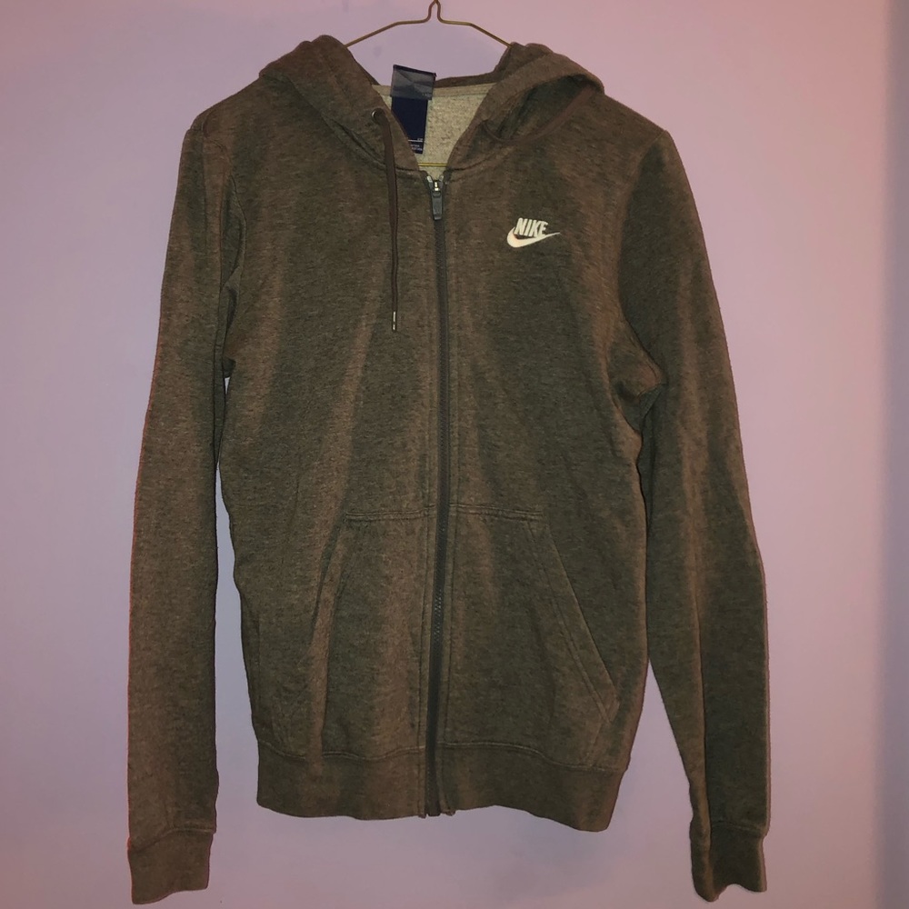 Gray Nike Zip Up